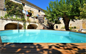 Nice home in Orgnac l`Aven with Outdoor swimming pool, WiFi and 4 Bedrooms #168